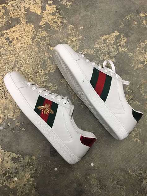 gucci black shoes with bee|original Gucci bee sneakers.